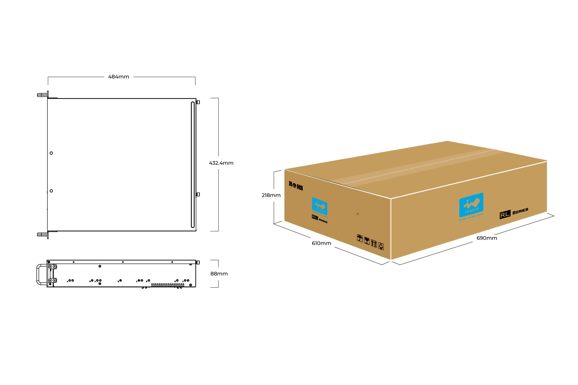 IW-RL200 - server system assembly